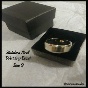 Men's Stainless Steel Wedding Band